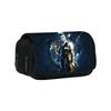 Fortnite Pencil Case Double Layer Kids Storage Bag With Nylon Material For School Supplies