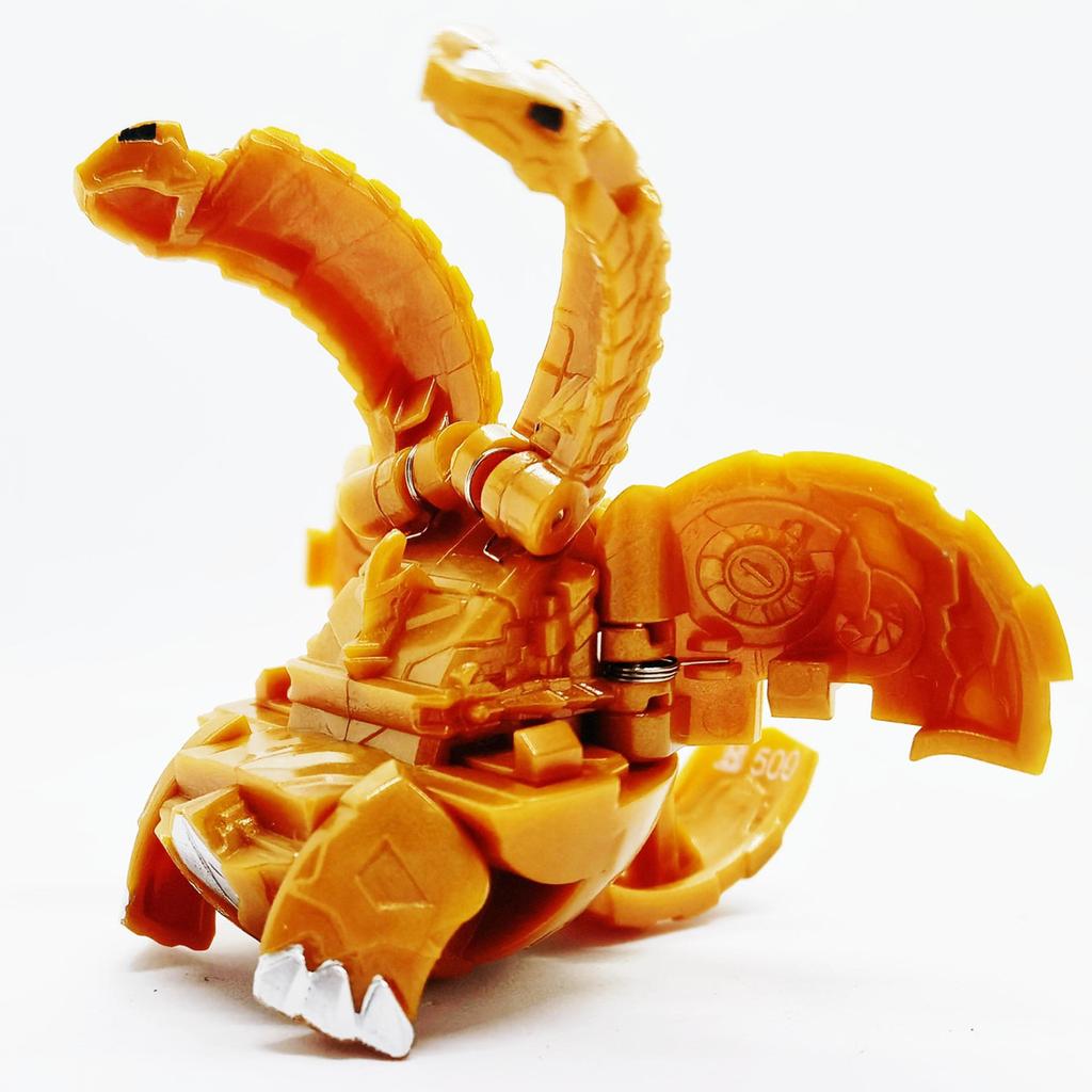 Dark Two-Headed Dragon 3.6cm Deformed Egg Hyper Dragonoid Battle GameToy
