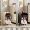 Contemporary Plastic Desktop Coffee Organiser Corner Teas Bag Holder Office Table Drawer Storage Box with Compartments