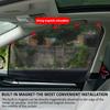 4 Bucăți Parasolar Magnetic pentru Geamul Mașinii Perdea pentru Geamul Auto Parasolar Geam Auto Protecție Solară Privacy Scut pentru Geam Accesorii Interior Mașină