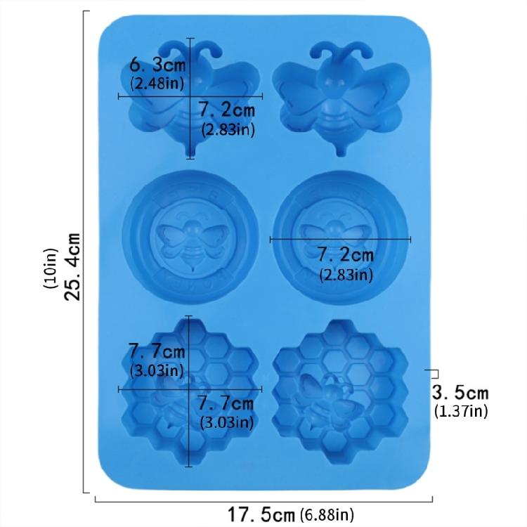 Hexagonal Silicone Cake Mold 6 Cavity Baking Mould For Pastry Chocolate Making Dishwasher Friendly Bakeware