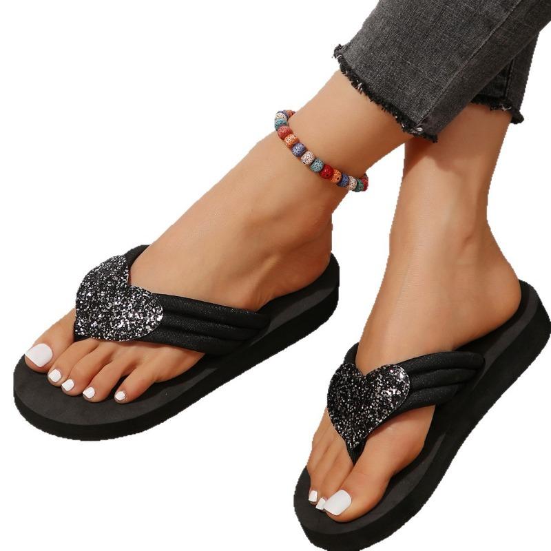 Hausschuhe Schuhe mit dicken Sohlen Zehensandalen Strandschuhe und Zehensandalen