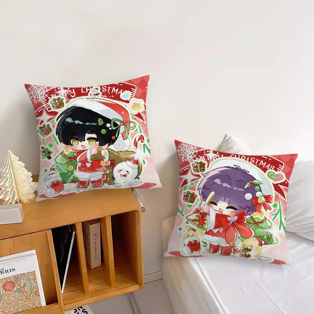 Love and Deepspace Merry Christmas cushion cover Pillow Cover Decoration Room Home Sofa living Office Car Nordic Simplicity