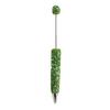 Comfortable Grip Gel Pen Diamond Beadable Pens, Bling Rhinestone Beaded DIY Bead Pen, Crystal Shaft Decorative Craft Black Ink Ballpoint Pens