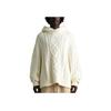 Fear of God Essentials Cable Knit Hoodie Cloud Dancer Men Tops Cream 192BT234391F