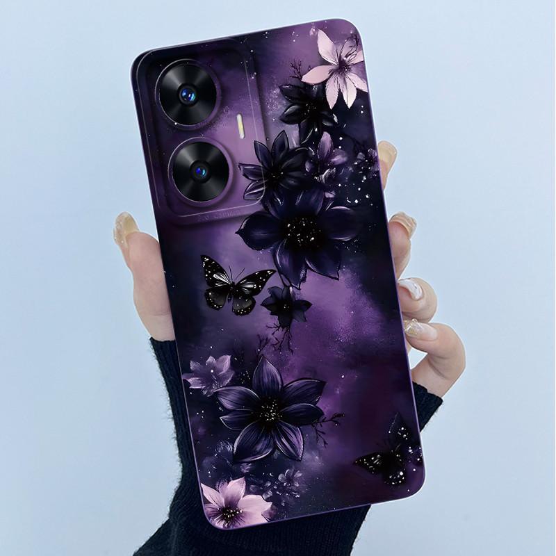 

Case for Realme C55 NFC Realme C55 4G Narzo N55 2023 Phone Casing Cute Panda Sweet Girls Cats Soft Silicone Shockproof Cover Realme C55 NFC