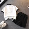 Stylish Summer Boys Short Sleeve Set Comfy Lightweight Cotton Polo Shirt 3 To 8 Years