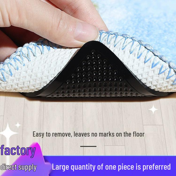Anti-Slip Washable Nano Carpet Stickers – No Residue, Traceless Adhesive Triangles