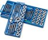 Hand Threading Tap & Die Set with Tapping Drill Bit and Wrench