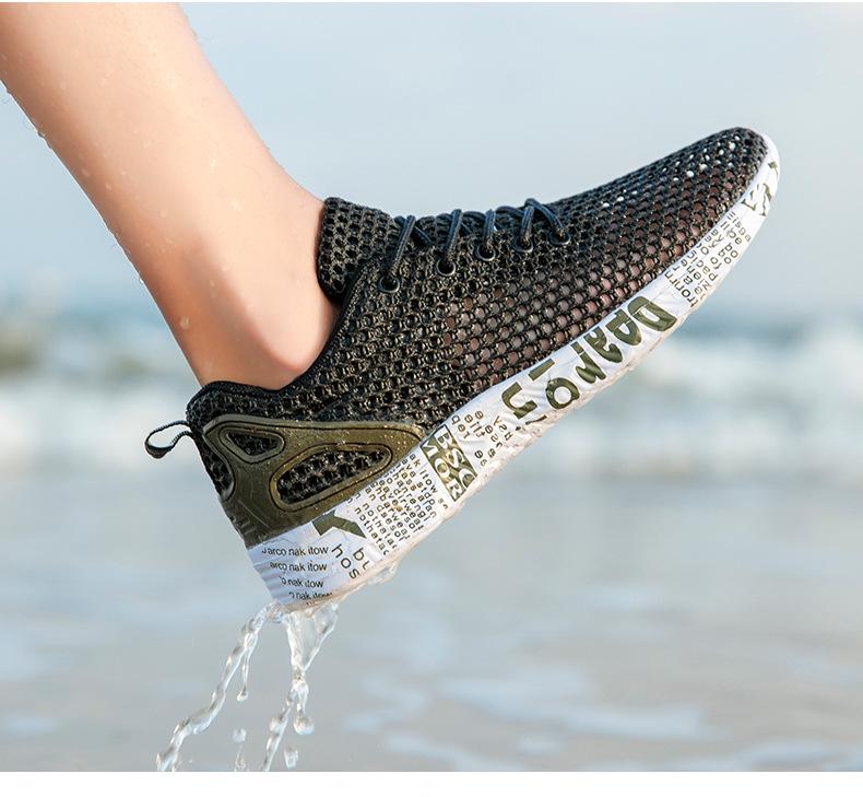 Herren 2022 Frühling/Sommer Mesh Outdoor Leichte Lässige Atmungsaktive Schuhe für Reisen und Sport