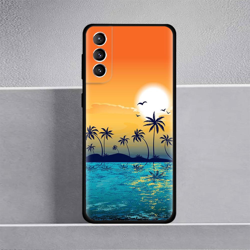 Seaside Scenery Phone Case For iPhone Samsung Galaxy Redmi Xiaomi Oppo OnePlus Note S A 7 8 9 10 11 12 13 14 20 21 22 23 53 54 Pro Max Ultra TPU Soft