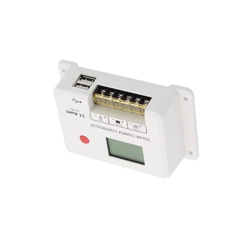 SRNE 12V/24V 20A Solar Charge Controller with Dual USB