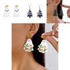 Aclylic Ghost Pendant Earrings With Cartoon Design For Fashion Women