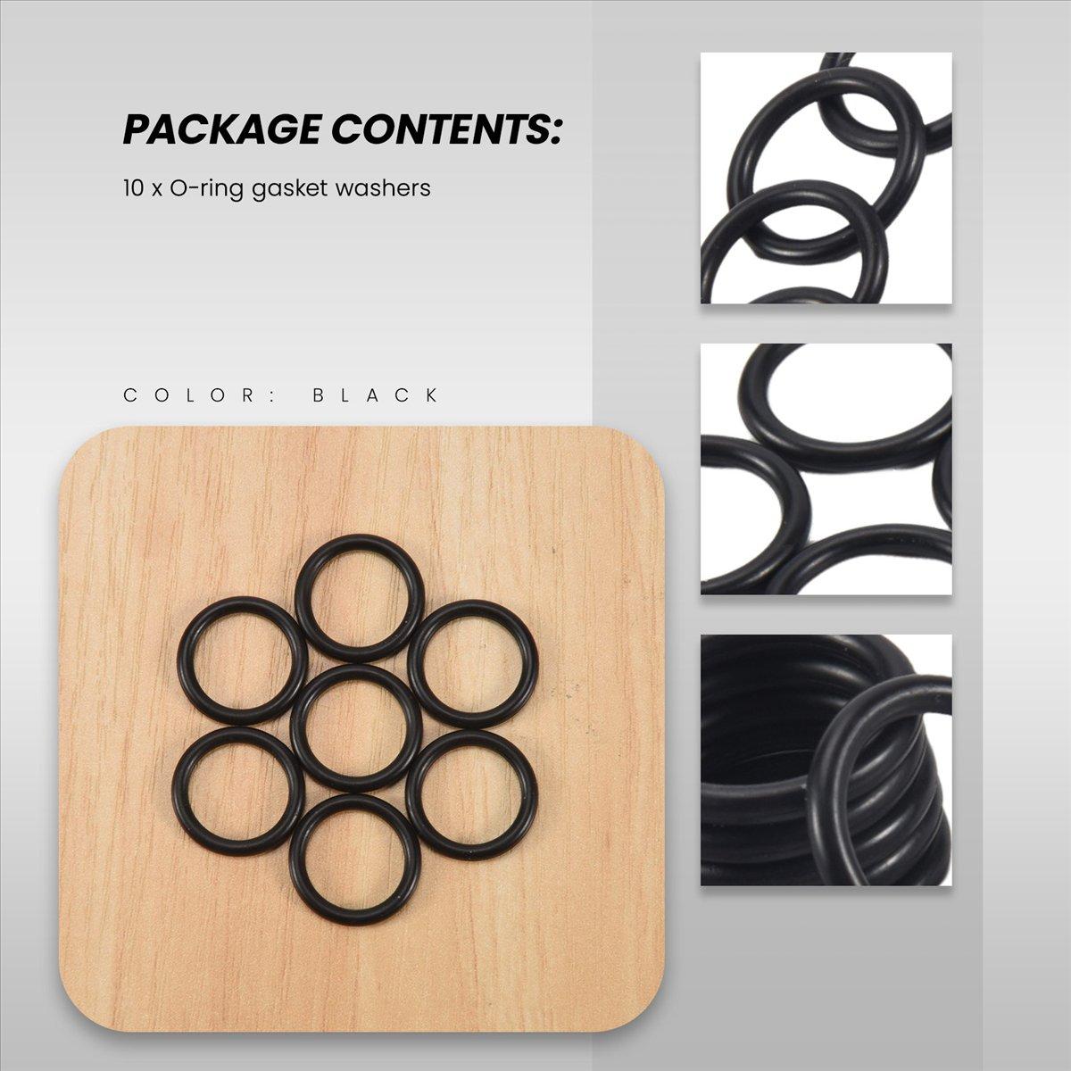 

BHBL 10 pcs Black Rubber Oil Seal O Shaped Rings Seal washers 16 x 12 x 2 mm China Mainland