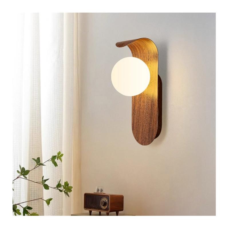Modern Minimalist Wall Light With Led And Pvc Shade For Home Use