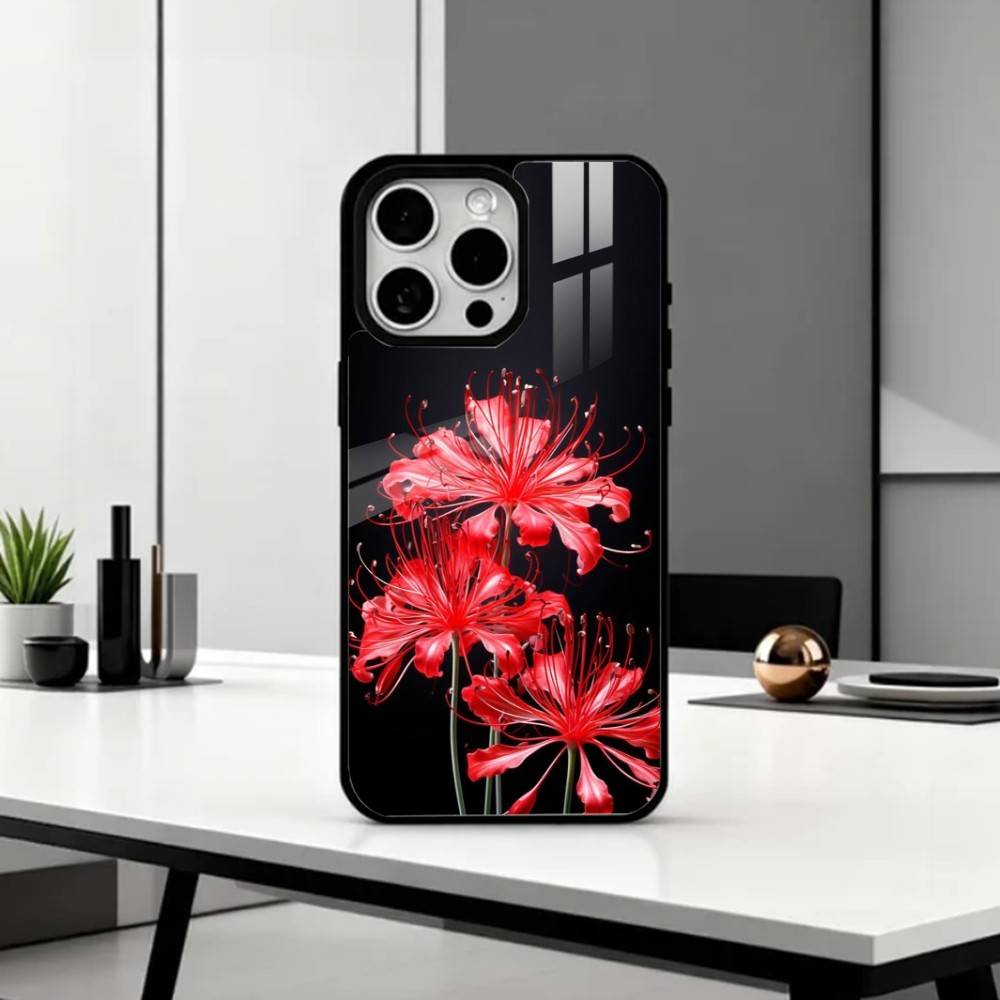okyo G-Ghoul Red Spider Lily   Phone Case For iPhone17,16,15,14,13,12,11 Plus,Pro Max Magnetic For Magsafe Wireless Charging
