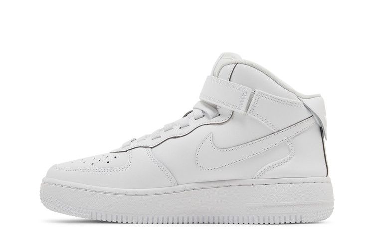 Kids' Sneakers Nike Air Force 1 Mid EasyOn SE Triple White (GS) White/White/White