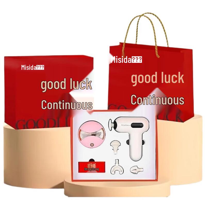 

Misida Mini Portable Fascia Gun J06 with Head Massager