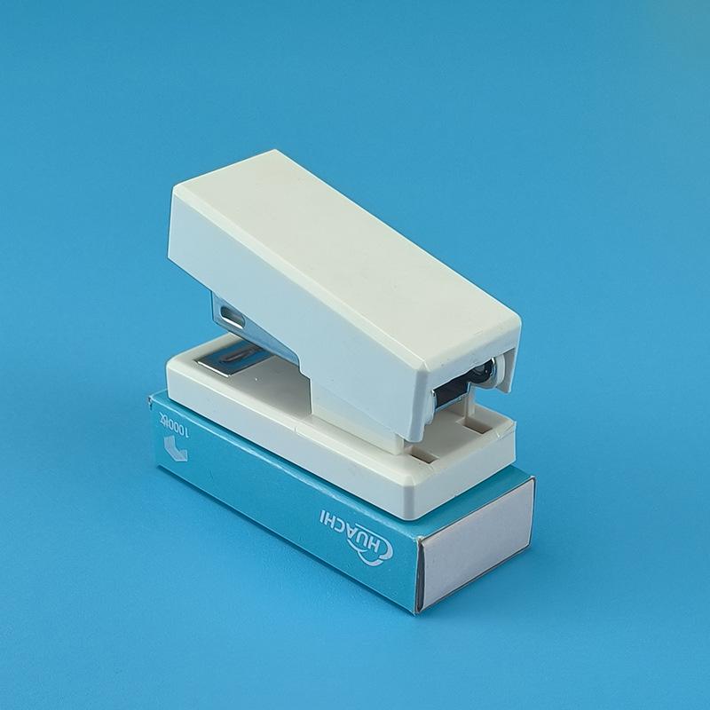 Clear Mini Stapler - Cute Macaron Solid Color Stapler for Students