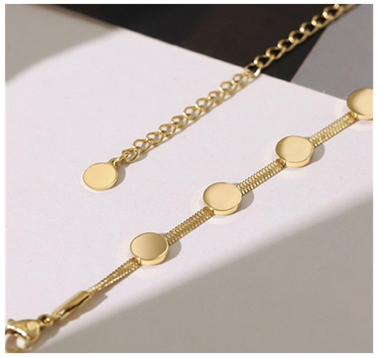 Colier Choker Os de Șarpe pentru Femei, Colier din Oțel Titan - Stil European și American, Colier Simplu Lanț Claviculă