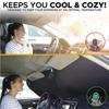 Car Windshield Sun Shade Cover Visor For BMW G80 G06 G07 G42 G14 G15 G16 F82 F20 F21 F83 M2 M3 M4 M5 M8 F95 F96 E90 / Stickers