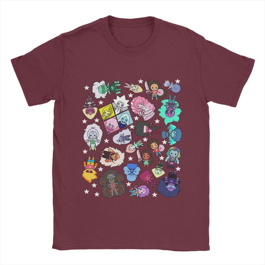 Steven Universe  T Shirt Summer  Cotton T-Shirts For Men's Fashion Casual Tee Shirt Short Sleeve Y2K Retro Tees