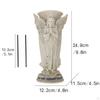 Angel Pray Flower Vase, Grave Vase for Loss of Loved, Decorative, with Ground Spikes Cemetery