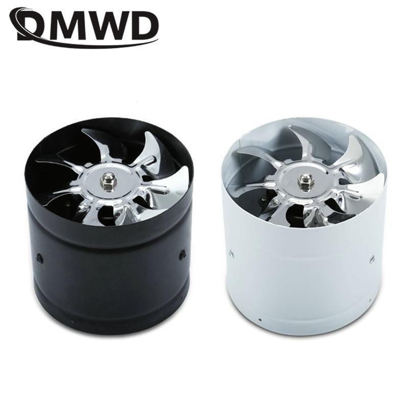 4/6 inç Egzoz fanı 4“6” Mutfak Banyo İçin Hava Vantilatörü Mini Aspiratör 1.5M kablolu Metal Boru Kanal Fanı 110V 220V