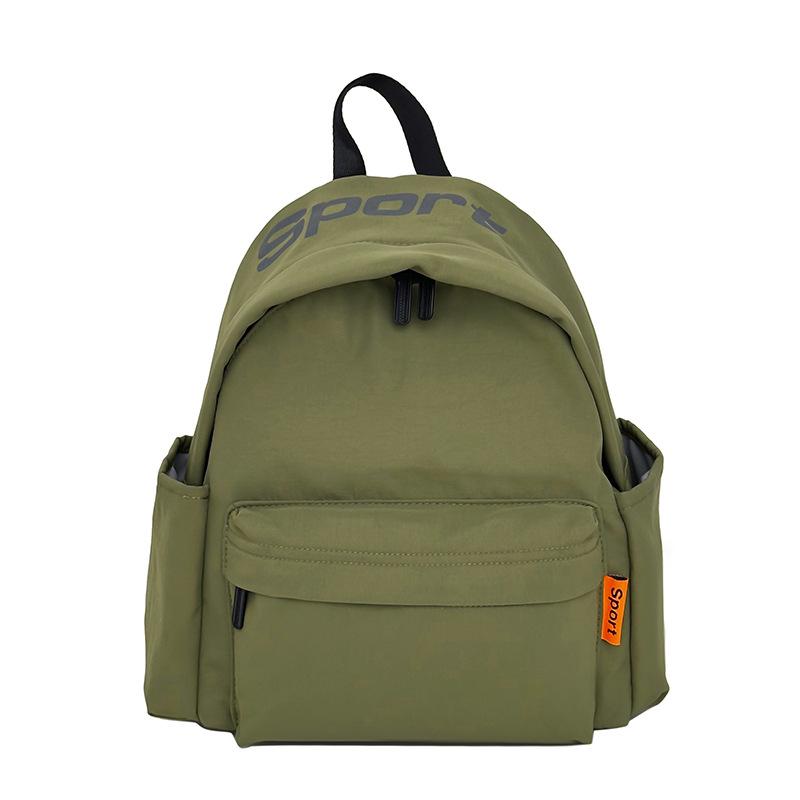SchoolbagINS Couple Casual Backpack Large Capacity Middle School Student School Bag Class Bag Literary Style Commuter Backpack