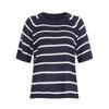 Shop   Women S KniT T ShirT Navy Frb Wkn 20622
