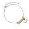Hufflepuff Bar Bracelet Silver