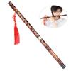 GKey Bamboo Flute Dry Bitter Traditional Orchestral Instrument Set with Storage Box ZD02