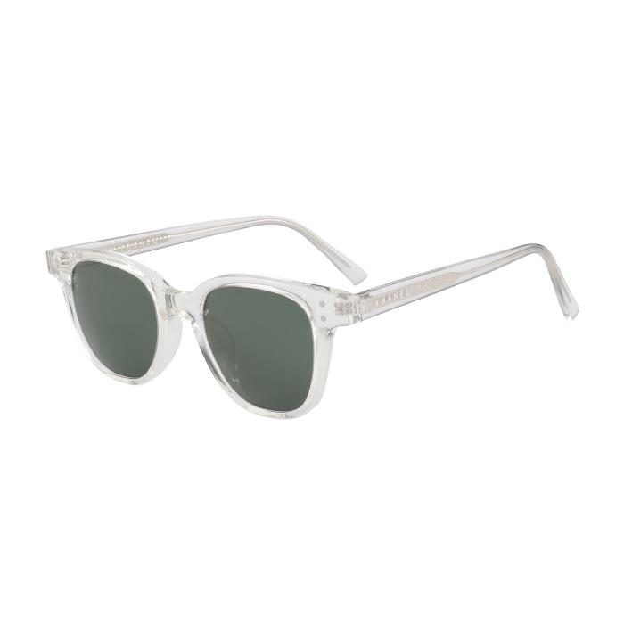 Banel Sunglasses Vn8000Co 024 Cegr Square Horn-Rimmed Fashion Transparent Asian Fit Uv Protection Women Men