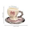 Creative Ceramic Coffee Cup Set High Beauty European Morandi Set Combination