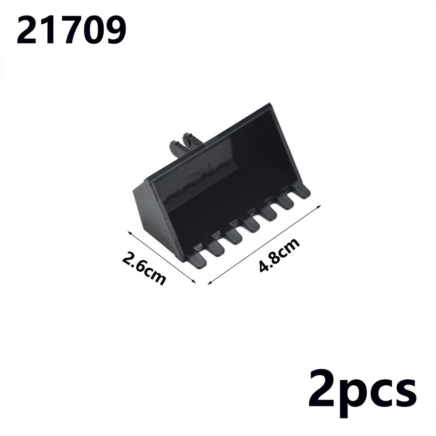

MOC 2pcs Technical Digger Bucket Block Bricks Series Fits For with 47508 15265 2951 2950 Brick Playset Excavator Bucket Parts Toys Playsetss