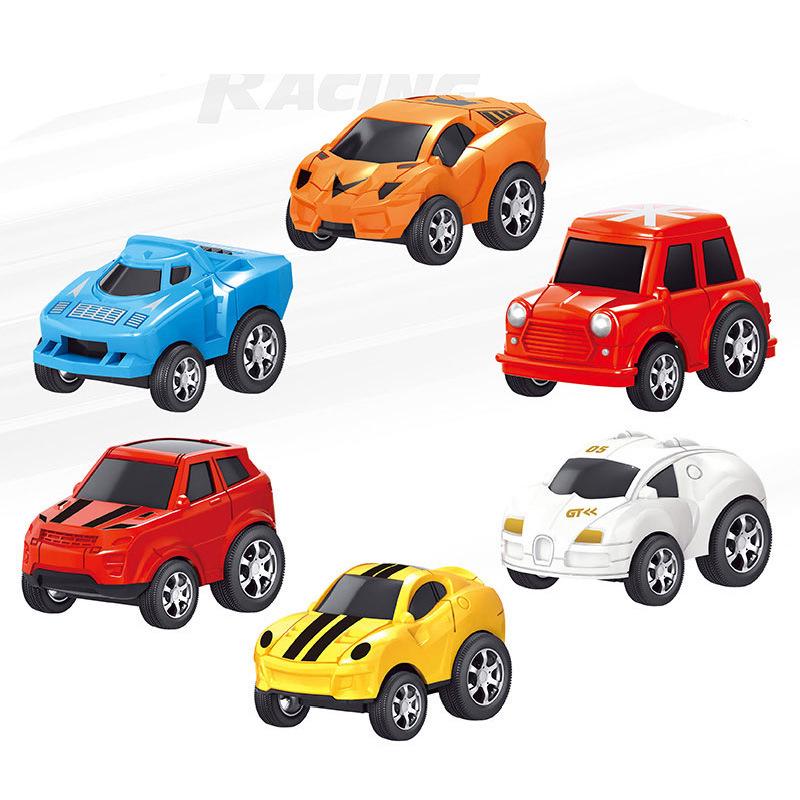 Cartoon Animal Pull-Back Cars for Kids Aged 2-6: Educational Toys & Gifts for Boys