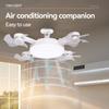 Modern E27 LED Ceiling Fan Light Remote Control Foldable Multi Head Invisible Fan Lamp 3 Speed Dimmable Low Noise Indoor