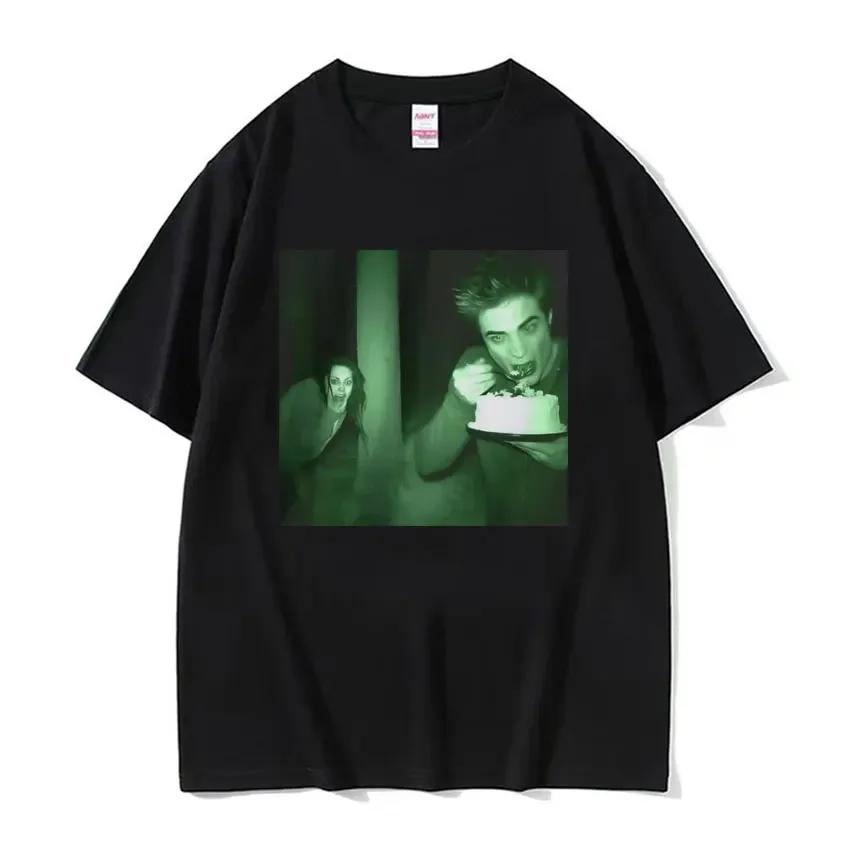Hot Twilight Egg Ward Funny Meme Tshirt Edward Cullen Parody Humor Summer Printed Pure Cotton Fashion Hiphop Tshirt Black