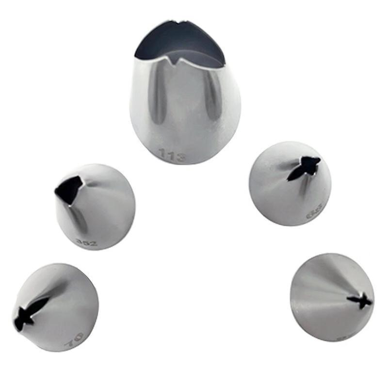 Edelstahl Blatt Spritztülle Backwerkzeug Bündel