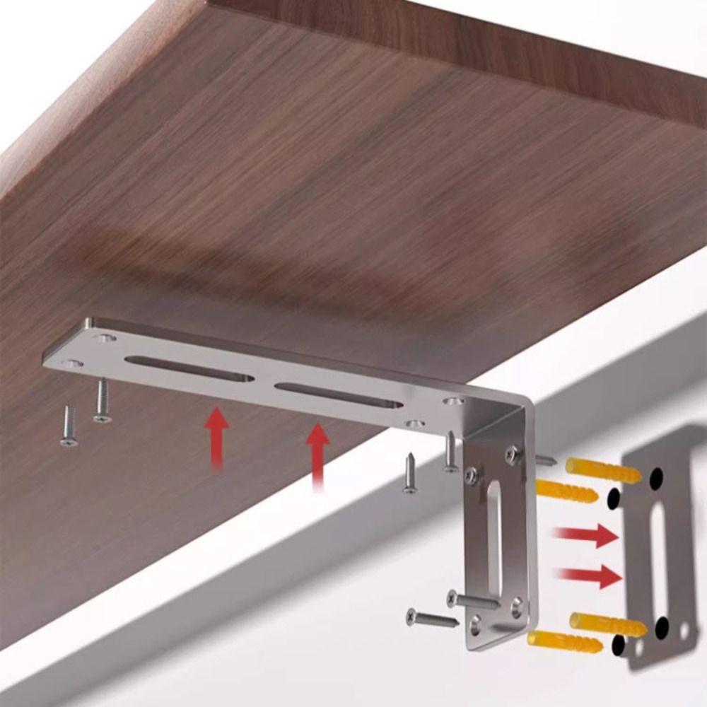 Stainless Steel Corner Brackets L-Shaped Bracket Fastener Fastener Joint Bracket Furniture