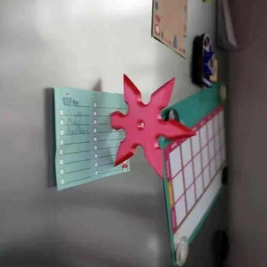 Cutter Axes Shuriken Refrigerator Magnet 3D Resin Throwing Star Hatchet