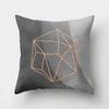 Home Decor Geometric Marble Print Sofa Cushion Decorative Pillowcase Polyester Square Throw Pillow Funda De Almohada
