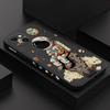 Saturn Cute Astronaut Phone Case For Iphone 16e 14 13 12 11 7 8 Plus X XS XR 15 16 Pro Max Silicone Shockproof Cover for Child