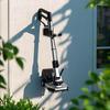 4 Stück Robuster Rasenmäher Wandhalterständer, Garagen-Aufbewahrungshaken für Gartenschaufel und Hofwerkzeug Vertikaler Organizer