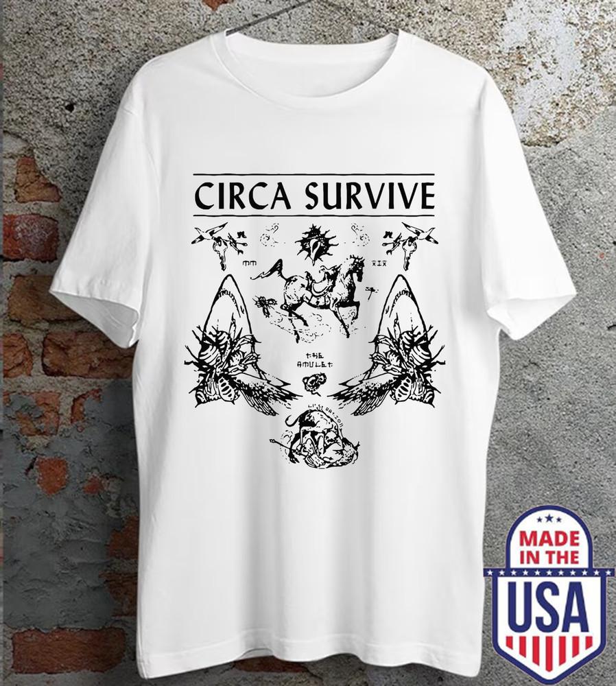 Circa Survive Band The Amulet Art T Shirt Full Size S-5XL AA1622 Unisex T-Shirt XXXXL