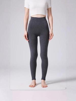 Women's Seamless Merino Wool Leggings, Butt Lifting, Tight Fit, Fitness Pants