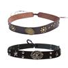 Leder Boho Kappenbänder Handgefertigte Hut Accessoires Mode Cowboy Hut Bänder Für Strohhut