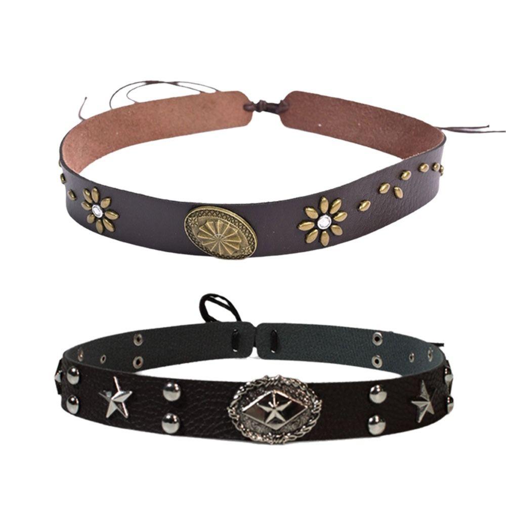 Leder Boho Kappenbänder Handgefertigte Hut Accessoires Mode Cowboy Hut Bänder Für Strohhut
