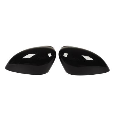 Door Side Mirror Caps Gloss Black Rear View Side Mirror Housing Replacement For Ford Fiesta MK7