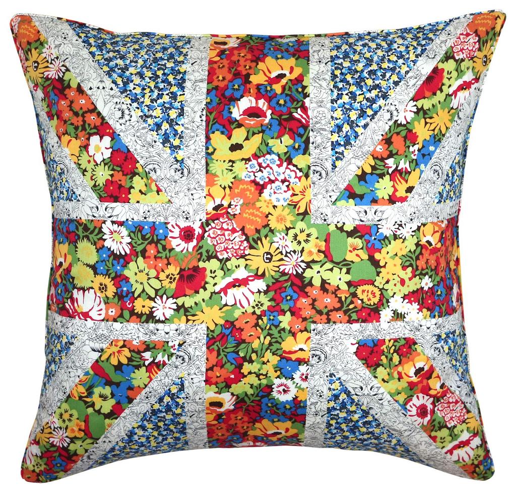 FLORET LONDON Cushion Union Yellow [LIBERTY PRINT] Cover, 45x45cm, Jack,